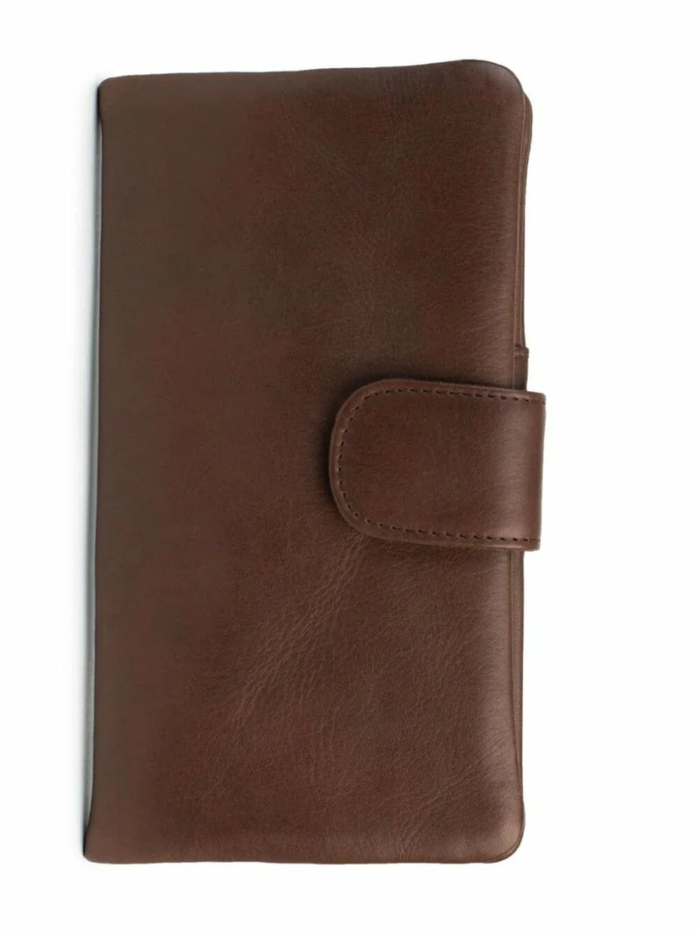 Buxton Leather Checkbook Keeper Wallet Velvet Tough Cowhide Exterior